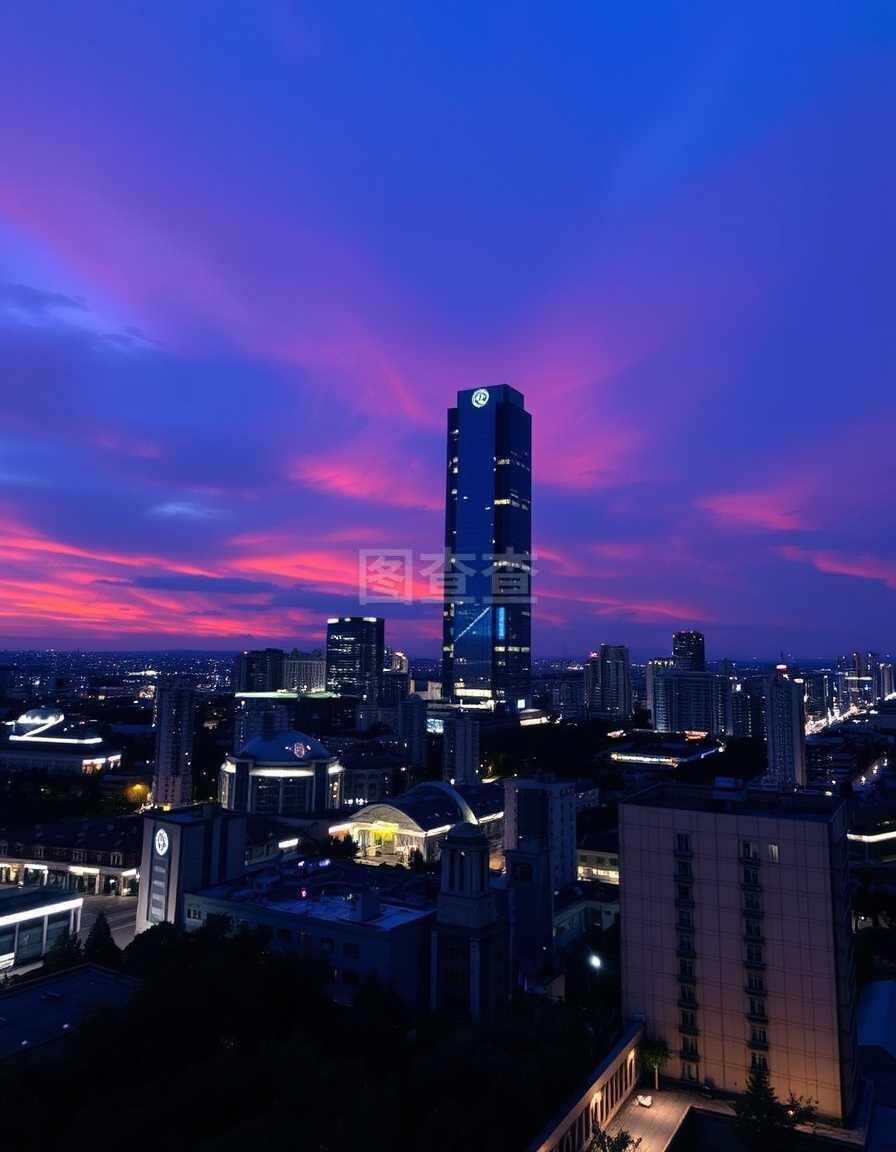 【武汉风景】光谷夜景一张~